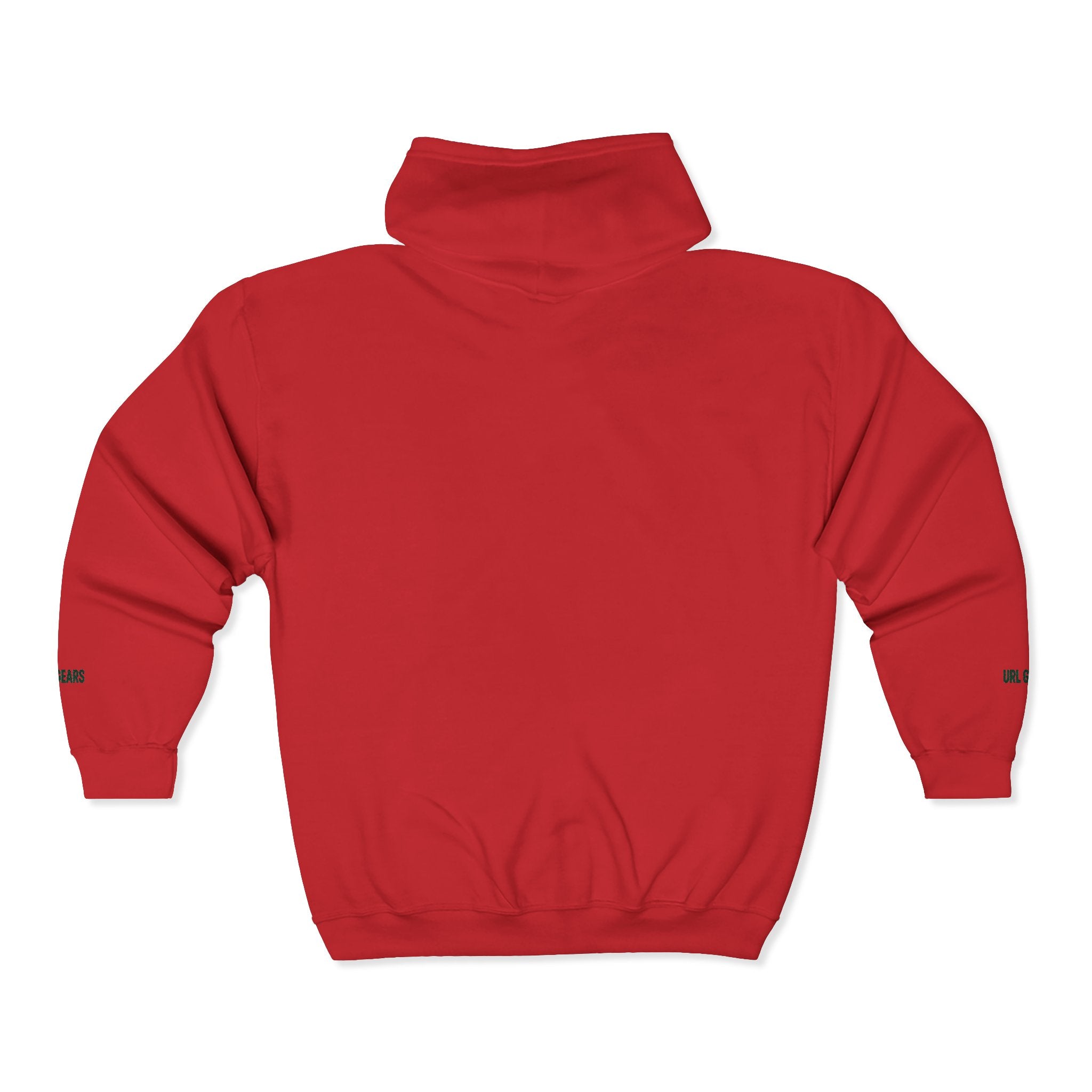 Zip Hoodie with Small 'URL GEARS' Logo — Minimal Tech Gear Zip-Up
