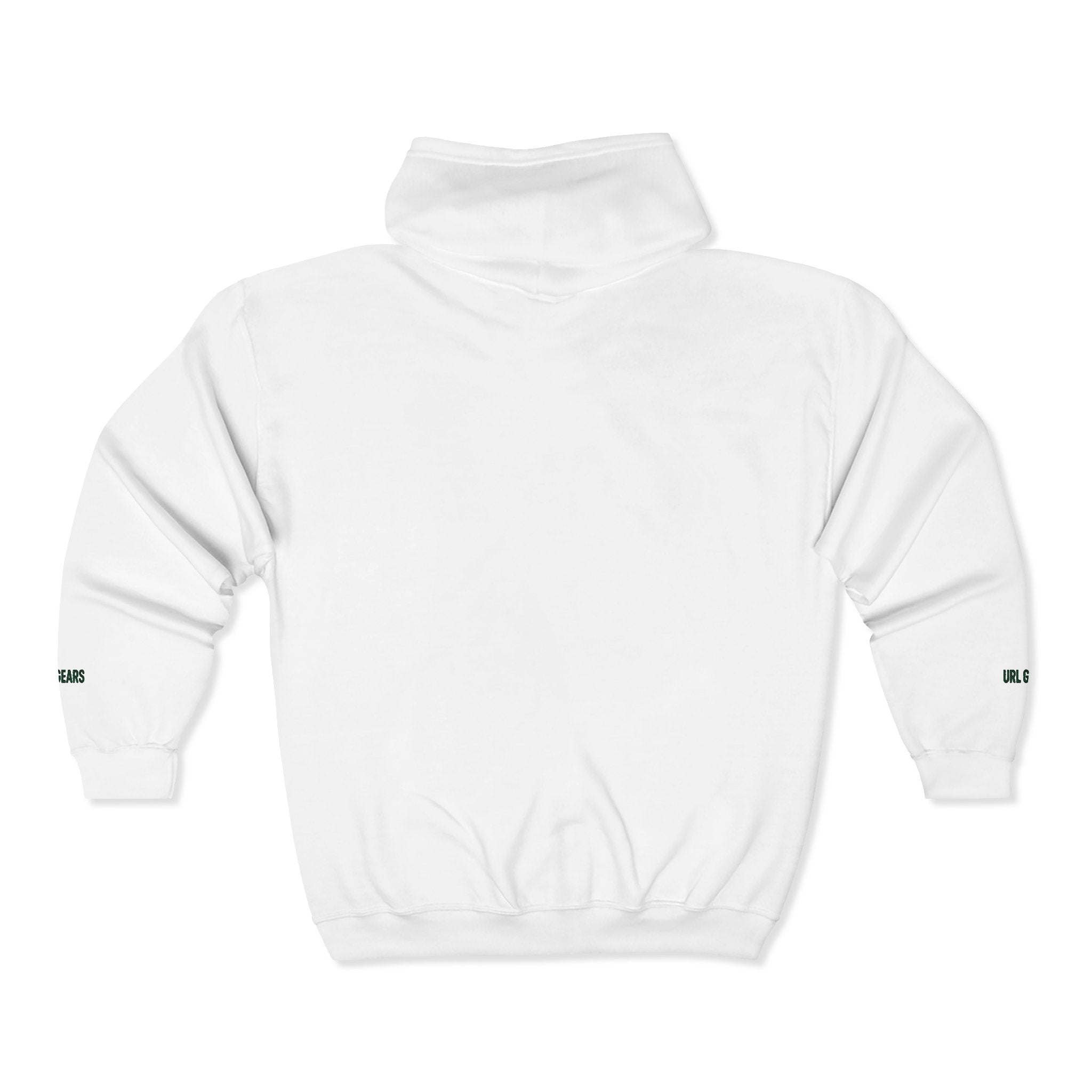 Zip Hoodie with Small 'URL GEARS' Logo — Minimal Tech Gear Zip-Up
