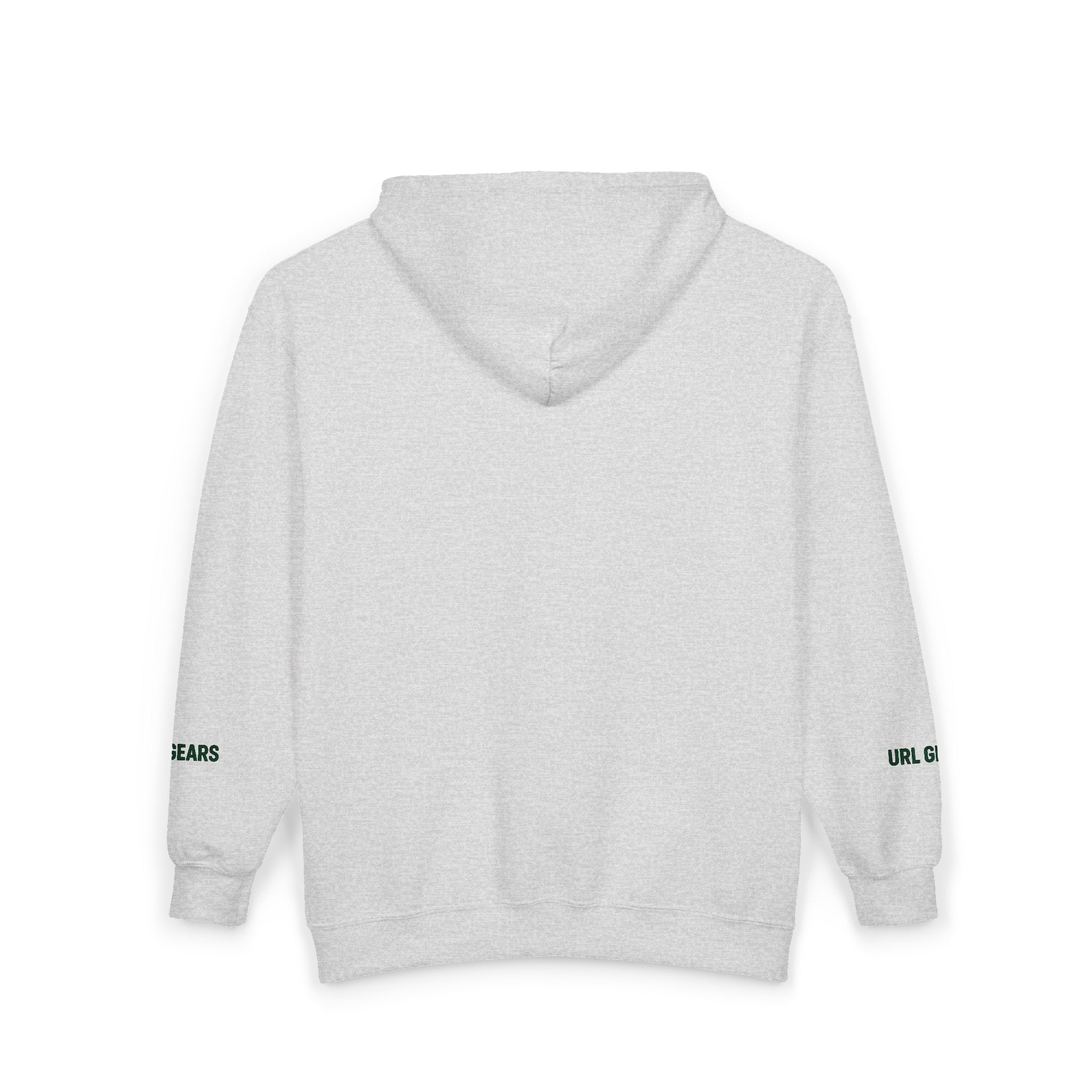 Zip Hoodie with Small 'URL GEARS' Logo — Minimal Tech Gear Zip-Up