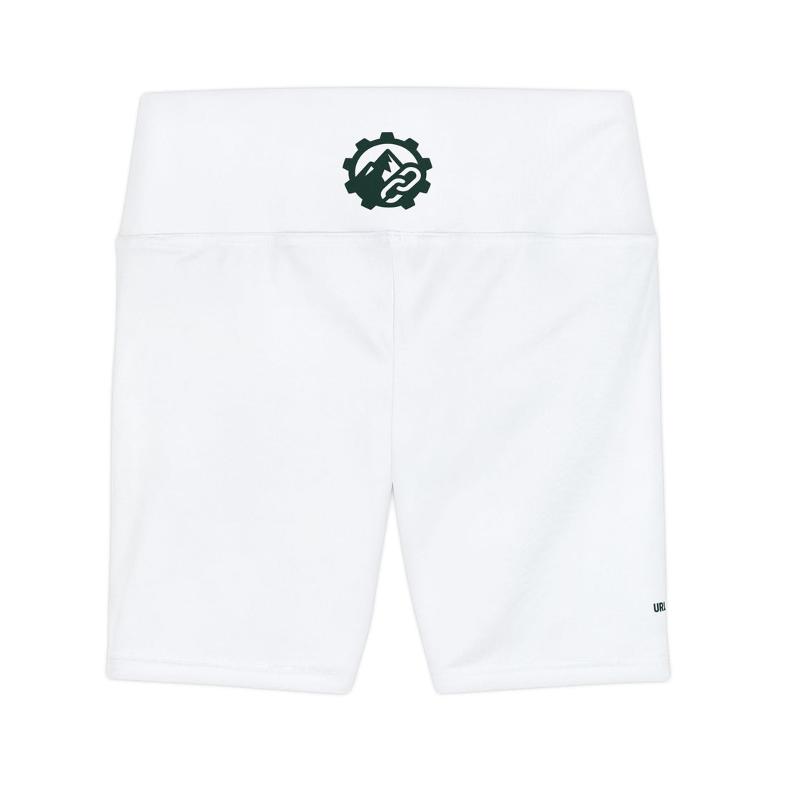 Women’s Workout Shorts — High-Waist Performance Biker Shorts with Small Back Logo