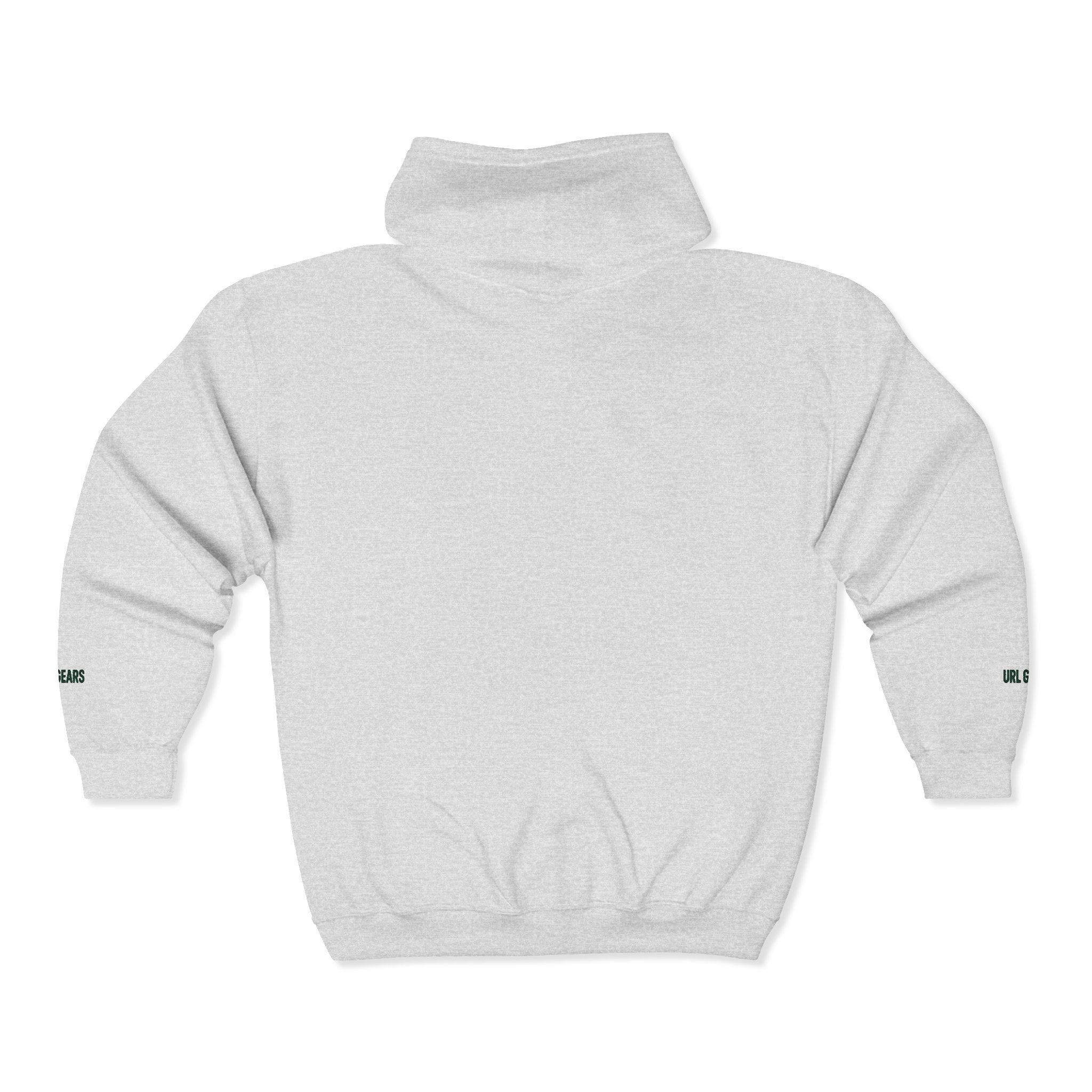 Zip Hoodie with Small 'URL GEARS' Logo — Minimal Tech Gear Zip-Up