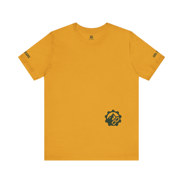 URL Gears Logo Tee — Minimal Tech Graphic Short Sleeve Shirt