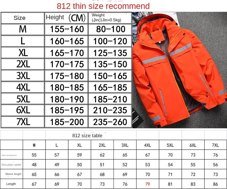 New Men's Jacket Patchwork Fashion Reflective Striped Hooded Coat Outdoor Male Clothing Sports Zipper