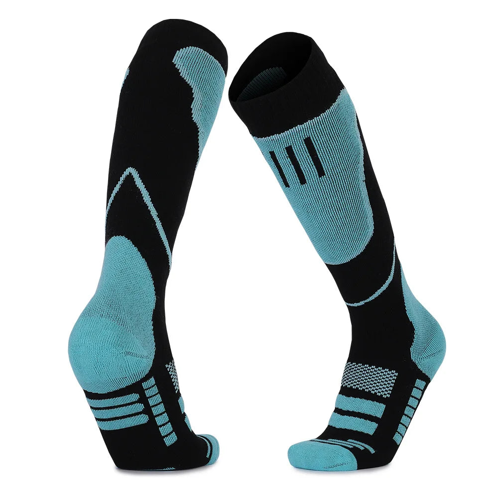 Merino Wool Thermal Socks 1 Pair Men Women Winter Long Warm Compression Socks for Ski Hiking Snowboarding Climbing Sports Socks